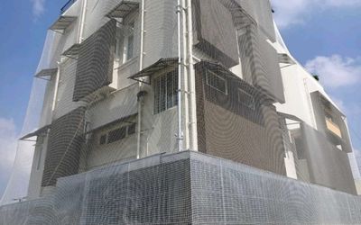 Building Covering Safety Nets in Chennai